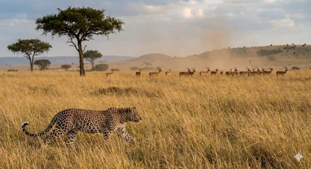 Leopard in Mara
