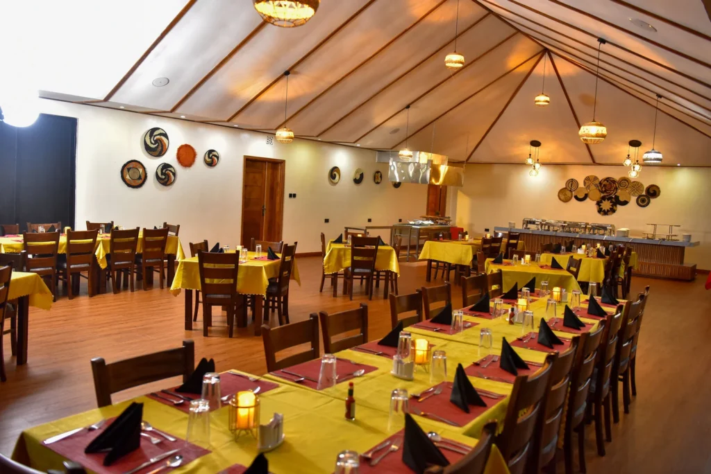 Kitamu Restaurant dining room at Enkorok Safari Camp